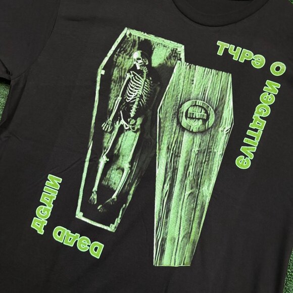 Type O Negative Dead Again Gothic Metal Band T-Shirt Size Large - Picture 4 of 4